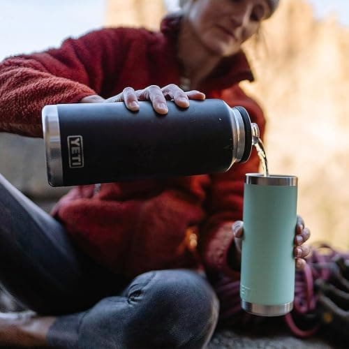YETI Rambler 46 oz Bottle, Leakproof, Vacuum Insulated, Stainless Steel with Chug Cap, Ridgeline thumbnail 2