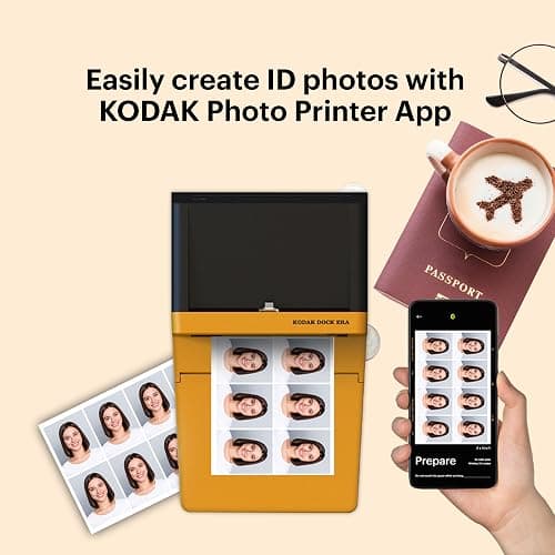 KODAK Dock ERA Plus 4PASS Instant Photo Printer, 4x6 inches, 90 Sheets Bundle thumbnail 6