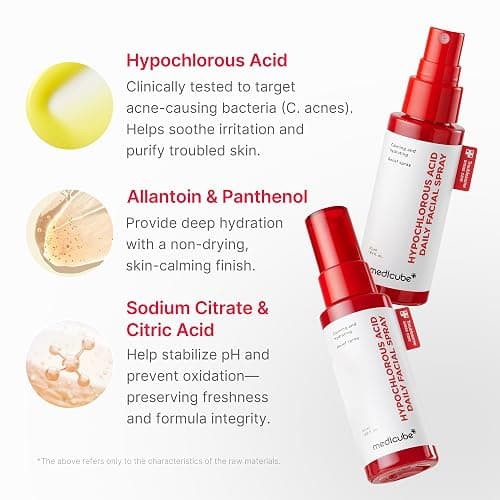 medicube Power Soothing Spray | Hypochlorous Acid Spray For All Skin Types, Delicate Skin | Daily Skin Solution & Post-Sun Care | HOCI Facial Mist for Soothing & Calming | Korean Skincare | 1.69 fl.oz thumbnail 3