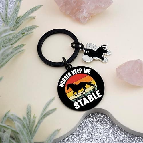 Uerifr Horse Gifts For Women Girls Cool Horse Keychain Decor | Gifts For Horses Lovers Owners Horses Stuff For Girls Equestrian Gift For Her Female thumbnail 2