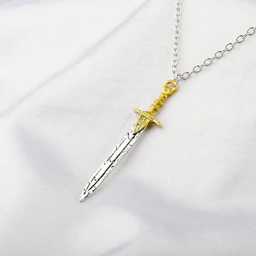 KEYCHIN Sword Necklace Horse Movie Fans Gifts Sea Monsters Jewelry Sword Pendant thumbnail 6