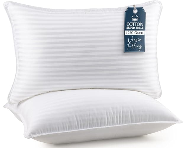 Utopia Bedding Bed Pillows for Sleeping King Size (White), Set of 2, Cooling Hotel Quality, for Back, Stomach or Side Sleepers - White - King (Pack of 2) - Image 1