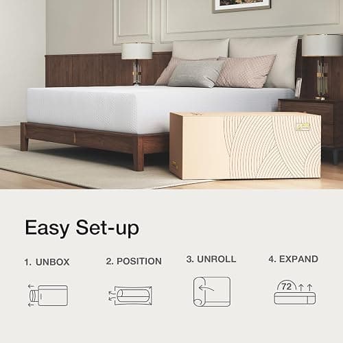 Novilla Queen Size Mattress, 14 inch Gel Memory Foam Mattress, Queen Mattresses for Cooling Night Sleep & Pressure Relief, CertiPUR-US Certified thumbnail 9