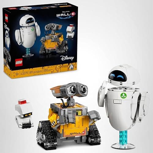 LEGO Disney & Pixar Wall-E & EVE Building Set for Adults, Ages 18+ - Home Office, Book Shelf, or Room Decor for Disney Fans - Gift Ideas for Men & Women - 43279 thumbnail 7