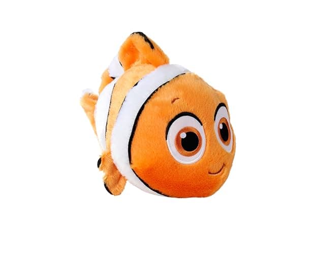 Simba Toys Disney Pixar Flufflets Nemo Peluche (25 cm) Poisson Clown Douillet du Monde de Nemo – Peluche Douce avec Palmes – pour Enfants à partir de 0 Ans thumbnail 4