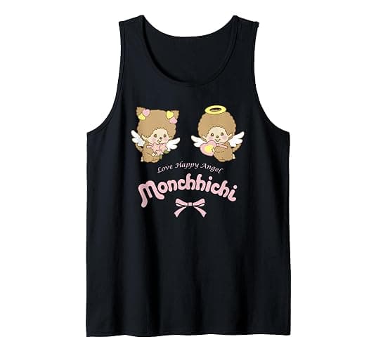 Monchhichi Love Happy Angel Monchhichi Cherubim Kawaii Tank Top - Image 1