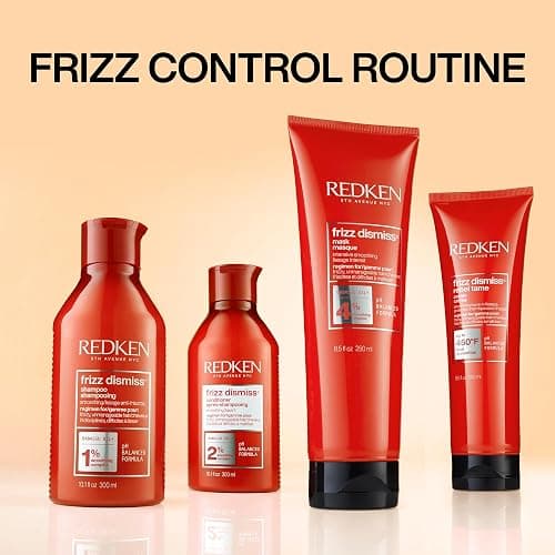 Redken Frizz Dismiss Rebel Tame Heat Protective Leave-In Cream For Frizzy Hair - Protects Hair Against Frizz thumbnail 7