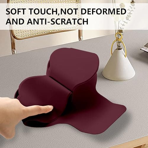 Maxjoy for Apple Airpods Max Smart Case Cover, Soft PU Leather Protective Cover Accessories for Airpod Max with Sleep Mode, Anti-Dust Travel Carrying Case for Airpods Pro Max Headphones, Wine Red thumbnail 5