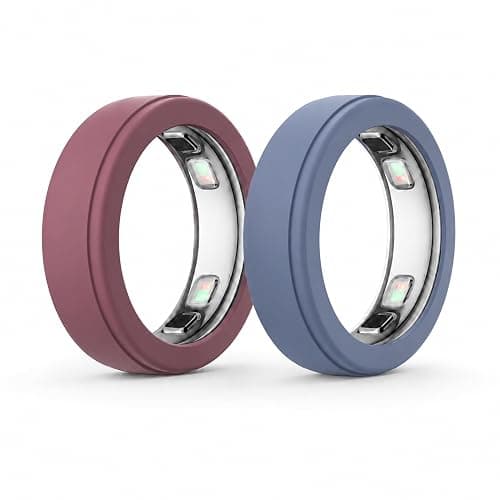 2 Pack Ring Cover for Oura Ring 5, Anti-Scratch Silicone Protector Cover Case for Oura Ring Gen 5 - Image 1