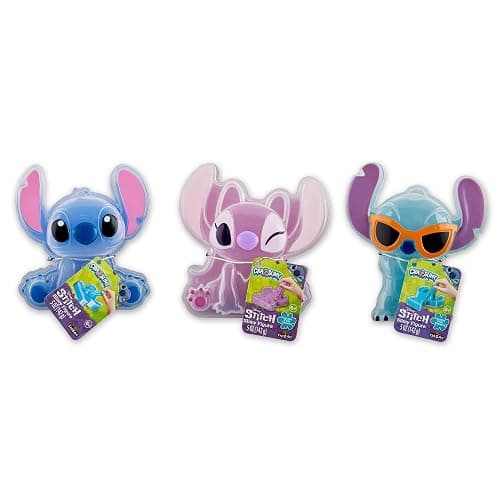 CRA-Z-Art Disney Stitch Shaped Slime Container Set, 3-Pack, Colorful, Fun Slime Play thumbnail 4