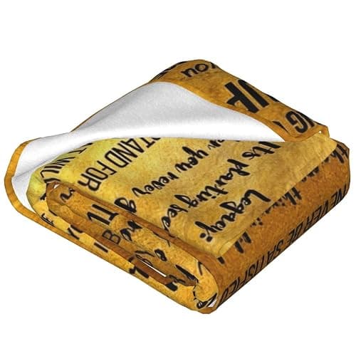 CUGJAJY Musical Blanket Musical Flannel Throw Blankets 60"X50" Cozy Blanket Sofa Living Room Decor Music Lover Gift thumbnail 6