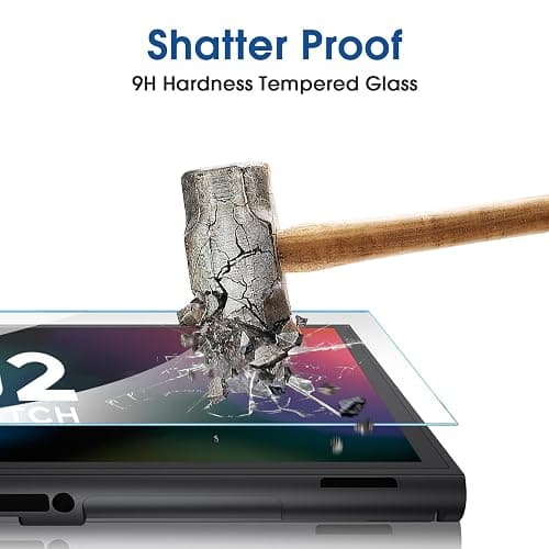 amFilm Auto-Alignment OneTouch for Nintendo Switch 2 Screen Protector [7.9''] 2025 Tempered Glass, Accessories, 30 seconds Installation, Bubble Free, Anti-Scratch, Touch Sensitive, Ultra-Clear [2Pack] thumbnail 6