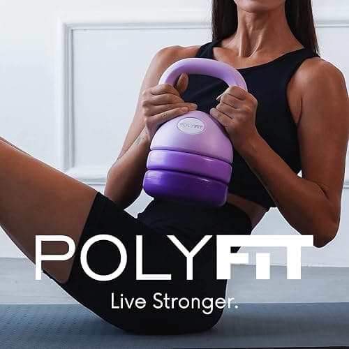 Polyfit Adjustable Kettlebell | 5 lb - 12 lb | Kettlebells Weights Set for Home Gym | Kettle Bell Sets for Women at Home thumbnail 6