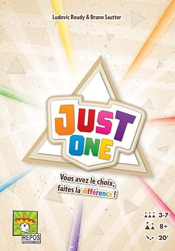 Asmodee - Just One - Jeu de Société Famille - Jeu d 'Ambiance Coopératif pour Enfants dès 8 Ans - Jeu de Cartes avec Mots à Deviner - 3 à 7 Joueurs - 20 Min - Version française - Repos Production thumbnail 3