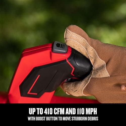 CRAFTSMAN Leaf Blower Cordless with Battery and Charger V20 RP, Up to 110 MPH Power, Handheld Electric Leaf Blower, Brushless Motor, Lightweight, 5.0Ah (CMCBL730P1) thumbnail 5