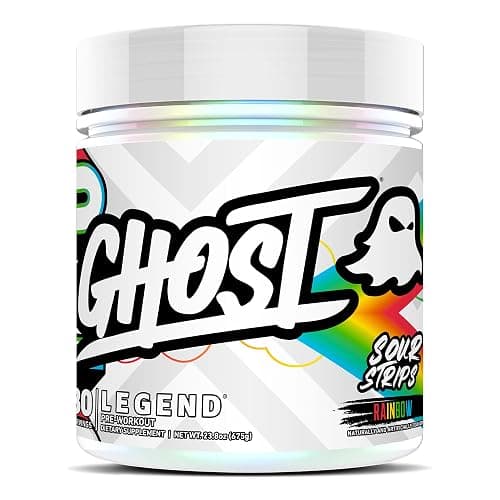GHOST Legend Pre-Workout Powder, Sour Strips - 30 Servings – Pre-Workout for Men & Women with Choline, L-Citrulline, & Beta Alanine for Energy & Focus - Image 1