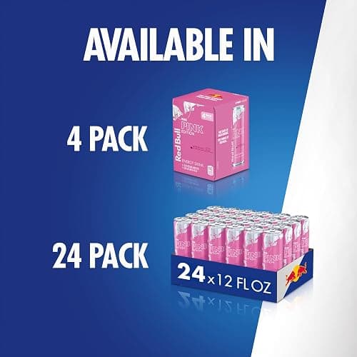 Red Bull Pink Edition Energy Drink, Wild Berries, 12 fl. oz., Pack of 8 cans, with 80mg Caffeine, Taurine & B Vitamins thumbnail 7