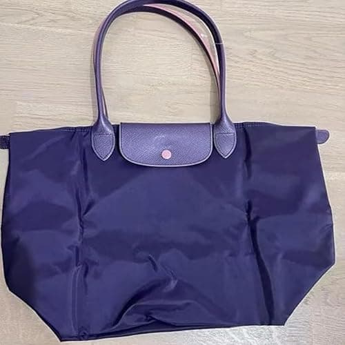 Women's Nylon Tote Bag, Large Capacity Waterproof Shoulder Bags, Spacious Handbag with Metal Zipper & Compartments thumbnail 3