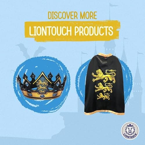 Liontouch - King Foam Sword & Shield Set for Kids - Age 3-6 - Triple Lion | Regal Design Inspired By Medieval Kings | Complete Toy Battle Set For Safe Role Play & Kingdom Adventures For Boys thumbnail 7
