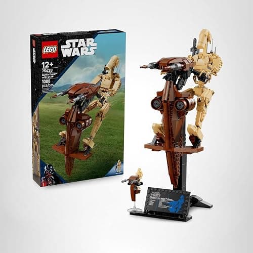 LEGO Star Wars: The Phantom Menace Battle Droid with STAP - Building & Learning Toy for Boys & Girls, Ages 12+ - Star Wars Toy & Model Kit - Gift for Christmas - 75428 thumbnail 8