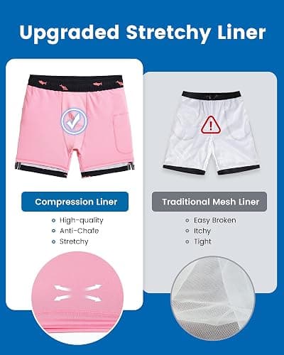 maamgic 2 in 1 Mens Swim Trunks 7 Inch Swim Shorts Swim Suits Board Shorts thumbnail 3