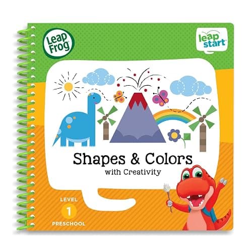 LeapFrog LeapStart Preschool 4-in-1 Activity Book Bundle with ABC, Shapes & Colors, Math, Animals thumbnail 4