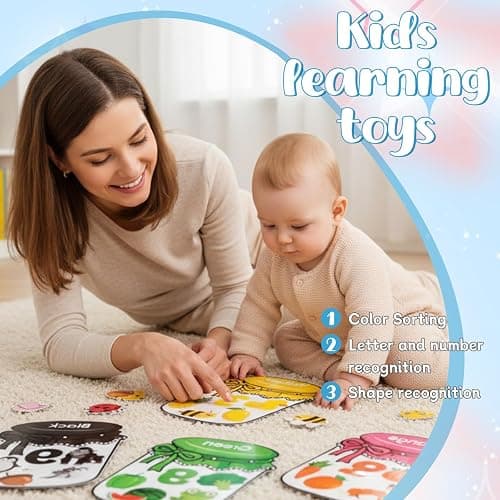 10Pcs Magnetic Color Sorting Cute Fridge Magnets for Kids Color Sorting | 60 Fridge Magnet Soft Magnets for Early Education Color Sorting Fine Motor Skills Boys Girls Gifts thumbnail 7