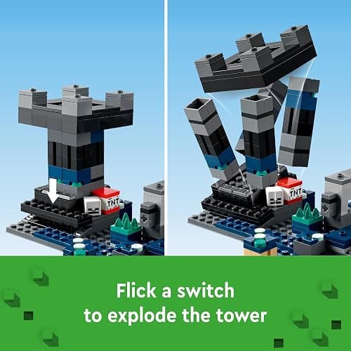 LEGO Minecraft The Deep Dark Battle Set, 21246 Biome Adventure Toy, Ancient City with Warden Figure, Exploding Tower & Treasure Chest, for Kids Ages 8 Plus thumbnail 4
