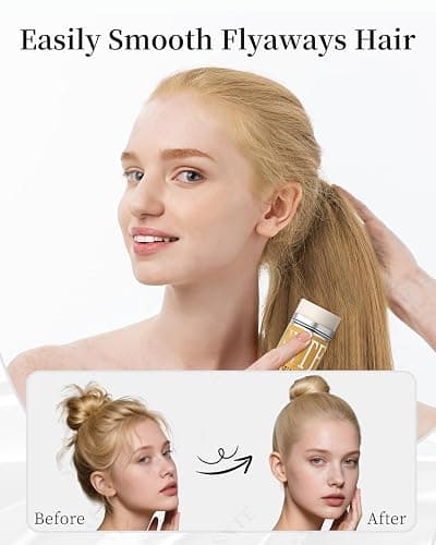 100% Boar Bristle Hair Brush & Hair Wax Stick Set, Soft Bristle Hair Brush for Fine to Medium Hair of Women & Men, Slick Back Hair Brush for Balance Hair Oil, Wax Sticks for Hair Smooth Frizz & Flyaways thumbnail 4