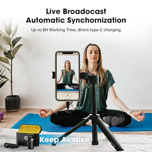 Hollyland Lark M1 Duo 2-Person Wireless Lavalier Microphone System, Black thumbnail 5