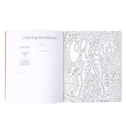 Put A Bow On It Coloring Book by Elyse Breanne Design | 40 Single-Sided Pages, Girly and Friendship Designs for Adults & Teens (8.5x10") thumbnail 3