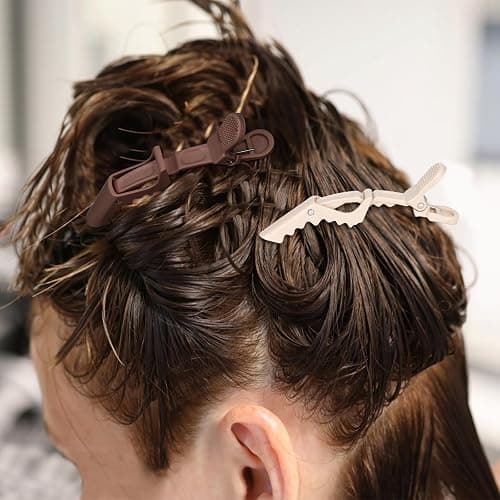 Ondder 24 Pack Alligator Hair Clips for Styling Sectioning Large Salon Pro Hair Clips for Barber Clips for Hair Coloring, Cutting, Sectioning Big Gator Clips Hair Styling Accessories for Women Men thumbnail 5