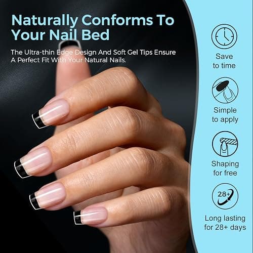 TOMICCA Extra Short Coffin Nail Tips 510PCS, 15 Sizes Ultra Matte Nail Tips for Acrylic Fake Nails, Short Coffin Nails for DIY Salon, Clear Gel Nail Extension Tips for Beginners & Nail Techs thumbnail 5