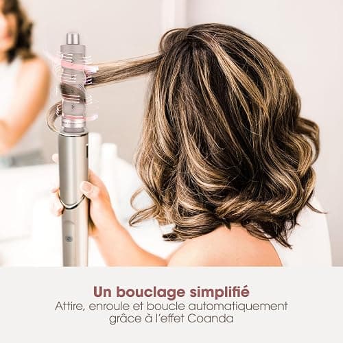 Shark styler à air chaud Coiffeur-séche multi-styles à air chaud avec boucleurs auto-enroulants, brosses et concentrateur,Sans dommage dû à la chaleur, coiffage polyvalent, pour tous types de cheveux thumbnail 15