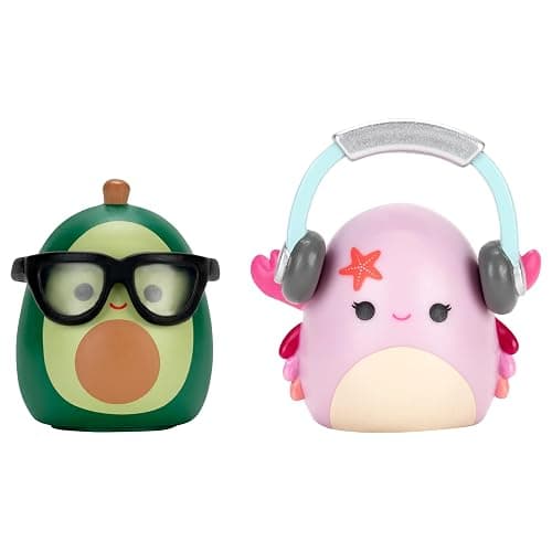 Squish-a-longs On-The-Go Luggage Playset - (2) 1” Mini-Squish, 3 Levels of Play, 3 Accessories & 2 Play Pieces - Collect, Trade, & Play - Ages 6+ thumbnail 8