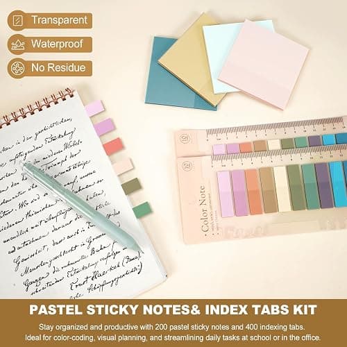 GUGUKUKU 58 PCS Aesthetic School Supplies with Cute Pencil Case,12 Pastel Highlighters, 5 Gel Pens Black Ink，9 Mechanical Pencils for，Student Stationary，CollegeEssentials Gifts (Blue) thumbnail 5