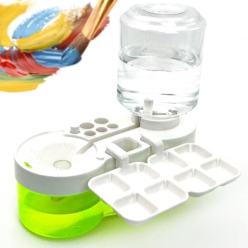 2025 Multifunctional Paint Brush Cleaner Brush rinse cup: Acrylic Paint brush cleaner tool Paint water cup Paint Water Dispenser Paint Brush Washer paint brushes for kids paint station art supplies - Image 1