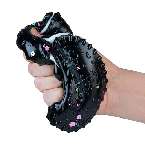 ORB Tabalicious Taba-Pops Jumbo Black TABA Squishy Cookie - Super Soft, Jumbo Sized Sandwich Cookie - Squish, Squeeze, Pinch for Stress Relief - Play Food Squishy Fidget Toys for Kids and Adults thumbnail 3