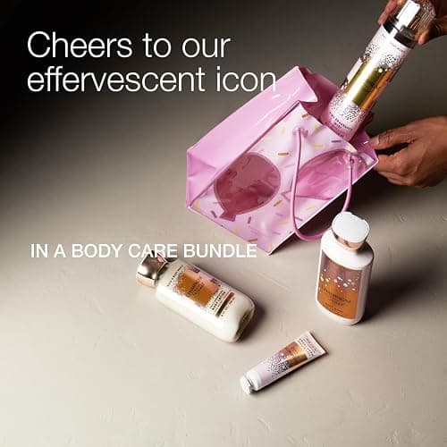 Bath & Body Works Champagne Toast Gift Set with Body Wash, Fine Fragrance Mist, Lotion, & Hand Cream – Personal Care Collection for Gifts or Individual Use, Champagne & Sparkling Berry Scent - 1 Pack thumbnail 2