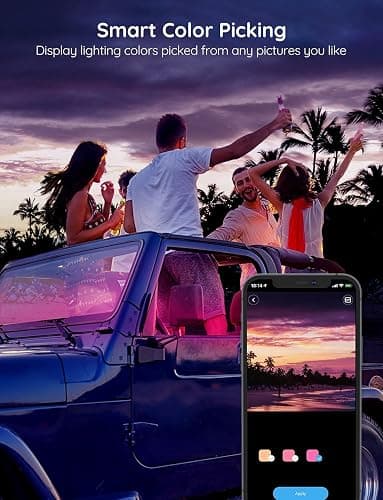 Govee Car LED Lights, RGB Smart Car Interior Lights, App Control | DIY Mode and Music Mode, 2 Lines Design LED Lights for Cars with Car Charger, 12V thumbnail 6