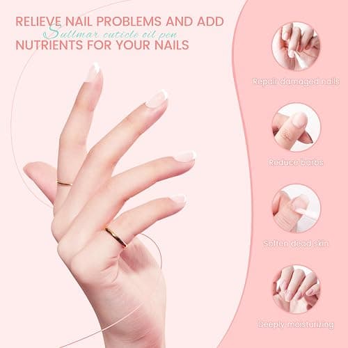 SULLMAR Nail Oil Cuticles Pens 8pcs Nail Care Kit 8 Smell Cuticle Pen Nutrition Oil Nail Art Professional Manicure Set for Nails Softener Nourish Skin thumbnail 3
