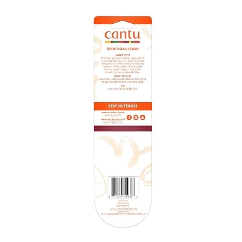 Cantu Hair Accessories Updo Natural Bristle Brush thumbnail 2