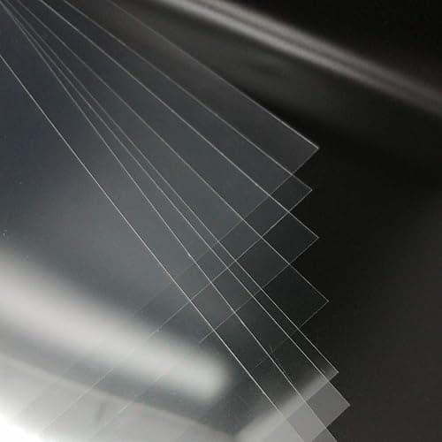 BANLTRE 12 Pieces 6 mil Blank Template Material Stencils Mylar for Cutting Paper Clear Transparency Sheet 12 × 12 inch (12-6 mil) thumbnail 9