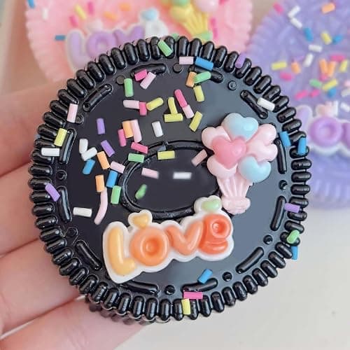Gytera Sticky Cookie Squishies Fidget Toys Adults, Squeeze Toys for Autism, Stress Balls for Adults Fidgets Birthday Gifts(3 Pack Pink Black Purple) thumbnail 2