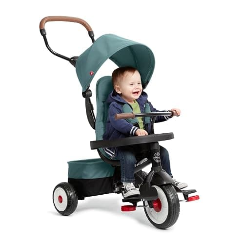 Radio Flyer City Stroll 'N Trike, Teal - Image 1