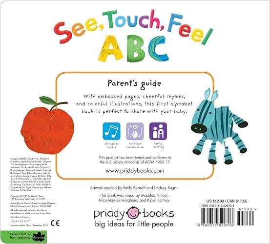 See, Touch, Feel: ABC: A First Sensory Alphabet Book thumbnail 2