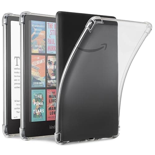 iDLEHANDS Clear Case for 7" All-New Kindle Paperwhite 12th Gen 2024 & Kindle Colorsoft Signature Edition (2024 Release) - Ultra Slim Soft TPU Transparent Cover & Lightweight, Clear - Image 1