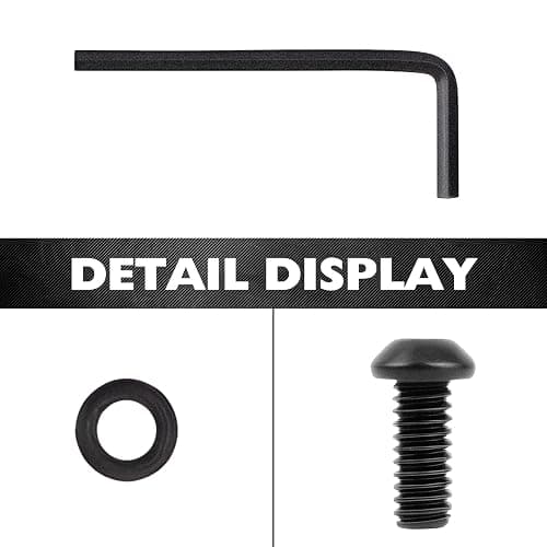CHENACC 10PC Derby Cover Screw Bolt Kit Compatible with Harley 1999-2019 Road Glide/Road King,Softail Slim/Deluxe,CVO Street Glide Harley Derby Cover Wrench. thumbnail 3