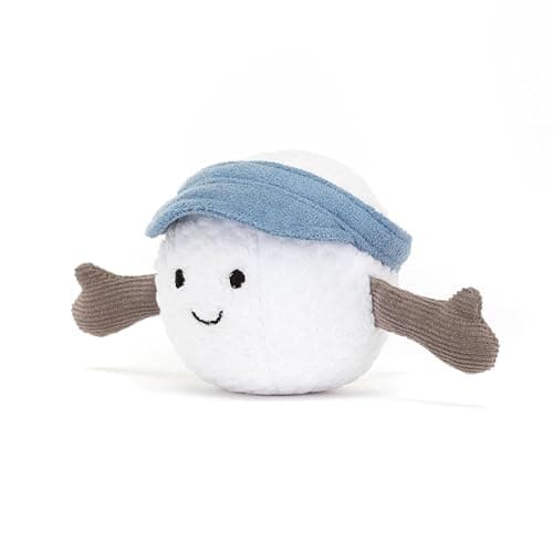 Jellycat Amuseables Golf Ball Stuffed Toy, 2.5 inches - Golf Ball Plush for Sports Fans thumbnail 6