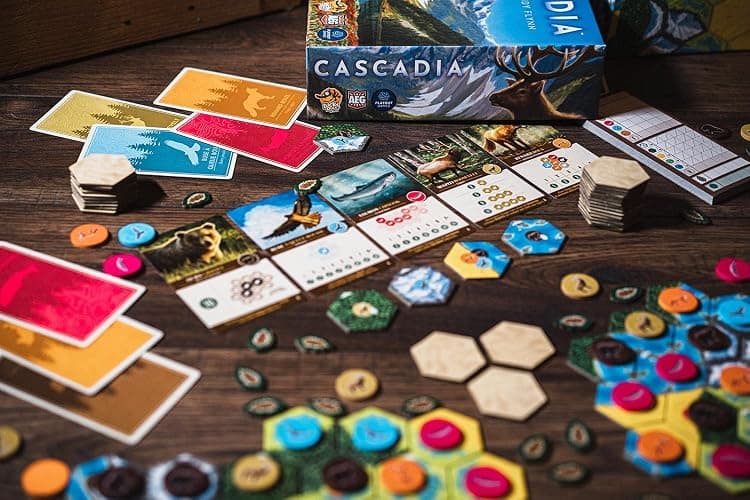 Lucky Duck Games - Cascadia, Version Française, Jeu De Plateau, Jeu de Société, A partir de 10 Ans, 1 à 4 Joueurs,30-45 Minutes thumbnail 2